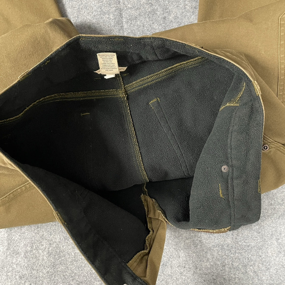 Duluth Trading DuluthFlex Fire Hose Relaxed Leg Cargo Pant Women 14 Fleece Lined - Picture 4 of 16